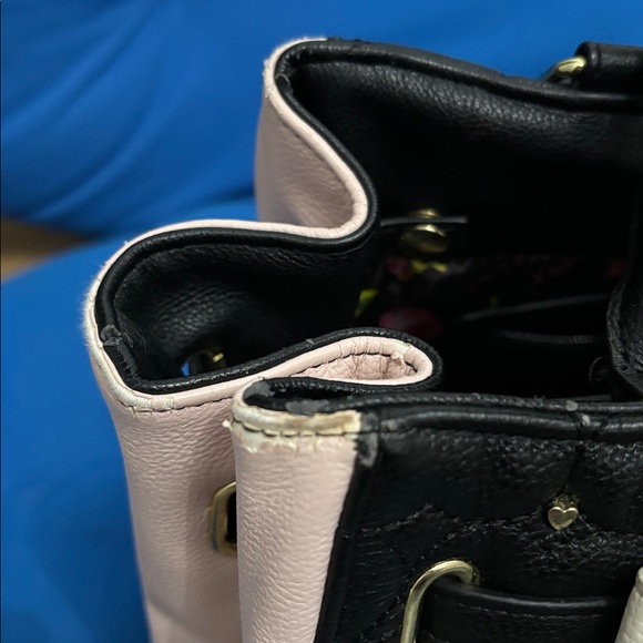 Betsey Johnson Purse Body Trim Lining 100% Polyester Gently Used Tag NotAttached - Picture 10 of 16